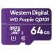 Karta pamięci WD Purple SC QD101 Ultra Endurance microSD 64GB WDD064G1P0C - Fioletowa