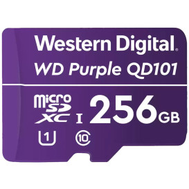 Karta pamięci WD Purple SC QD101 Ultra Endurance microSD 256GB WDD256G1P0A - Fioletowa