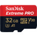 Karta pamięci SanDisk Extreme Pro microSDHC 32GB + adapter SDSQXCG-032G-GN6MA - Czarna, Czerwona