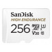 Karta pamięci SanDisk High Endurance microSDXC 256GB V30 + adapter SDSQQNR-256G-GN6IA - Biała