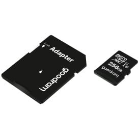 Karta pamięci GoodRAM microSD 32GB CL10 + adapter M1AA-0320R12 - Czarna