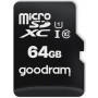 Karta pamięci GoodRAM microSD 64GB CL10 UHS I + adapter M1AA-0640R12 - zdjęcie poglądowe 1