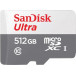 Karta pamięci SanDisk Ultra microSDXC 512GB 100MB/s UHS-I SDSQUNR-512G-GN3MN - Biała, Szara