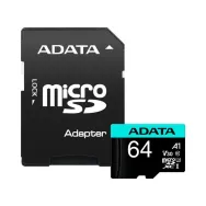 Karta ADATA Premier Pro MicroSDXC 64 GB Class 10 UHS-I/U3 A2 V30 AUSDX64GUI3V30SA2-RA1 - Czarna | Sklep ITnes.pl - IT for BUSINE