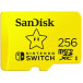 Karta pamięci SanDisk Nintendo Switch microSDXC 256GB SDSQXAO-256G-GNCZN - Żółta