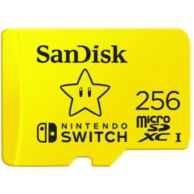 Karta pamięci SanDisk Nintendo Switch microSDXC 256GB SDSQXAO-256G-GNCZN - Żółta