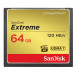 Karta pamięci Compactflash SanDisk Extreme 64GB SDCFXSB-064G-G46 - Czarna, Czerwona, Kolor złoty