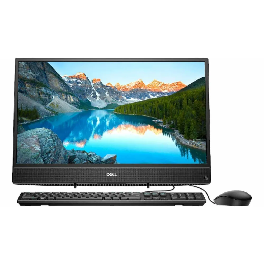 Komputer All-in-One Dell Inspiron 3280 3280-7394 - i5-8265U/21,5" FHD IPS MT/RAM 8GB/HDD 1TB/Czarny/WiFi/Windows 10 Pro/2OS - zdjęcie