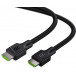 Kabel Green Cell HDMI 2.0b HDGC01 - 1,5 m, Czarny