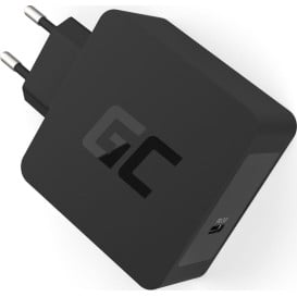 Ładowarka sieciowa Green Cell USB-C 60W PD + kabel USB-C CHAR09 - Czarna