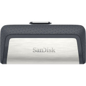 Pendrive SanDisk Ultra Dual Drive 256GB USB 3.1 Type-C SDDDC2-256G-G46 - Kolor srebrny, Czarny