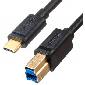 Kabel Unitek USB-C ,  USB-B 3.0 C14096BK-2M - zdjęcie poglądowe 1