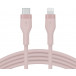 Kabel Belkin USB-C / Lightning CAA009BT3MPK - 3 m, Różowy