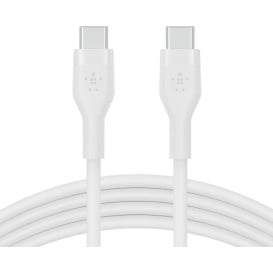 Kabel Belkin USB-C / USB-C 2.0 CAB009BT2MWH - 2 m, Biały