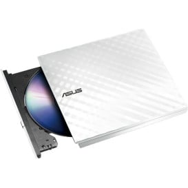 Napęd optyczny zewnętrzny ASUS SDRW-08D2S-U Lite Slim DVD USB SDRW-08D2S-U LITE/WHT/G/AS - Czarny