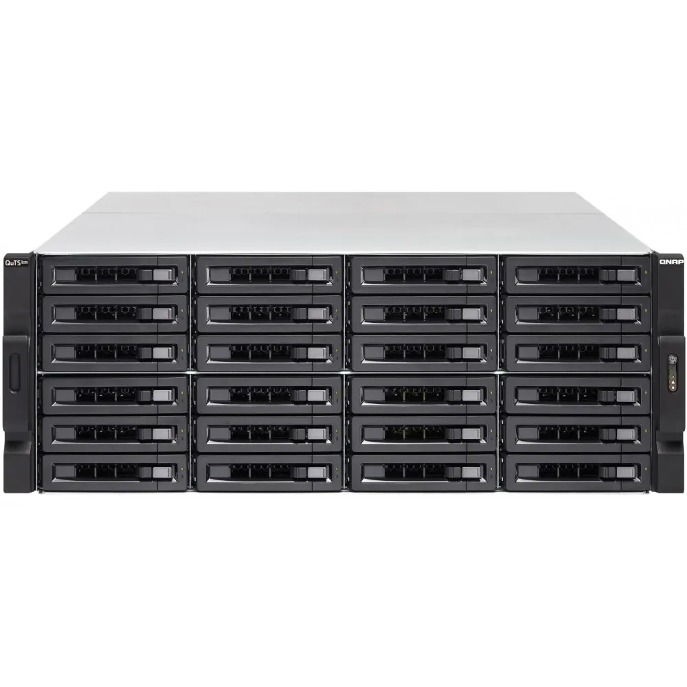 Serwer NAS QNAP Rack TS-H2477XU-RP-3700X-32G, Rack (4U), Ryzen 7 3700X, 32GB RAM, 24 wnęk, hot-swap, 3 lata Carry-in | Sklep ITn