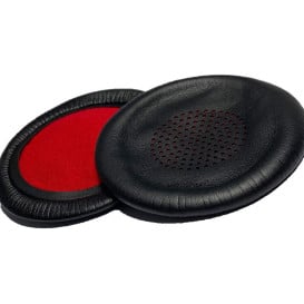 Gąbki do słuchawek Platronics/Poly Ear Cushion Leatherette 205300-01 do Voyager Focus UC - 2 stuki, Czarne