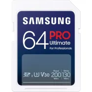 Karta pamięci Samsung PRO Ultimate SDXC 64GB UHS-I U3 MB-SY64S/WW - Niebieska
