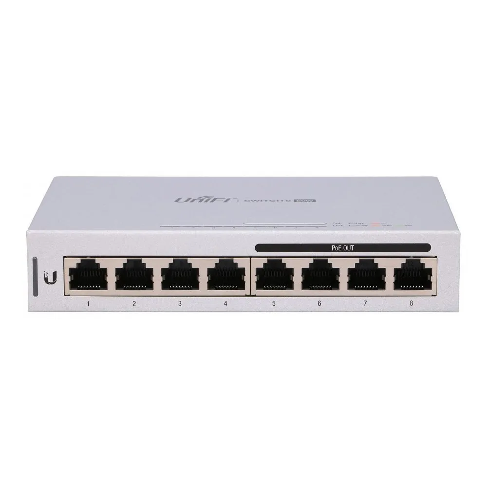 Switch zarządzalny Ubiquiti UniFi US-8-60W-EU, 8x 100|1000Mbps RJ45, PoE, pasywne chłodzenie | Sklep ITnes.pl, IT for BUSINESS