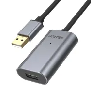 Kabel wzmacniacz sygnału Unitek Premium USB 2.0 AM-AF Y-272, 10 m, ALU, Kolor srebrny, Czarny | Sklep ITnes.pl, IT for BUSINESS