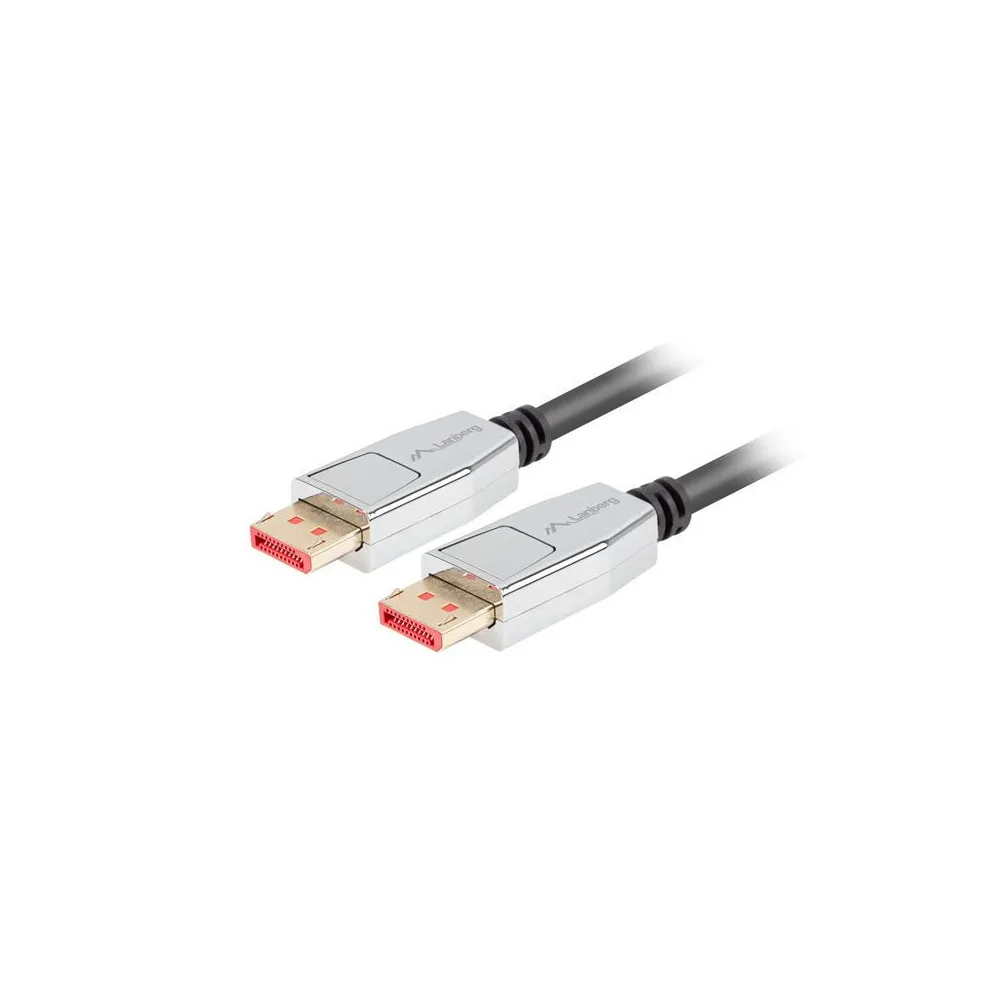 Kabel Lanberg DisplayPort 1.4 CA-DPDP-20CU-0010-BK, 1 m, Czarny, Szary | Sklep ITnes.pl, IT for BUSINESS