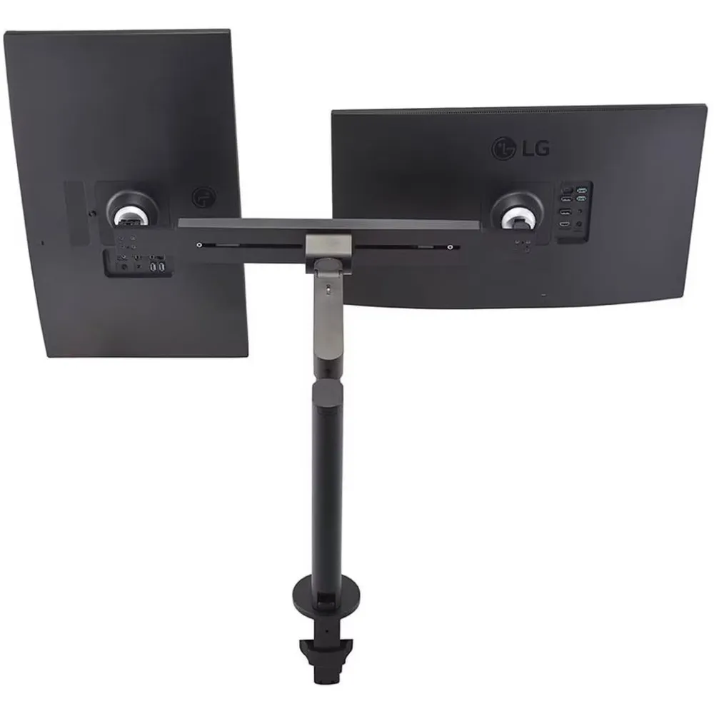 Monitor LG Ergo Dual 27QP88DP-BS - 27"/2560x1440 (QHD)/75Hz/IPS/FreeSync/HDR/5 ms/Czarny - zdjęcie