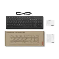 Klawiatura Lenovo Lenovo Essential Wired Keyboard 4Y41R64672 - US, Czarna