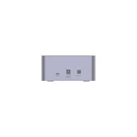 Obudowa na dysk Unitek 10Gbps Dual-Bay SATA Docking Station Y-3027GY01-EU - dyski 2,5", 3,5", M.2 2280, Szara