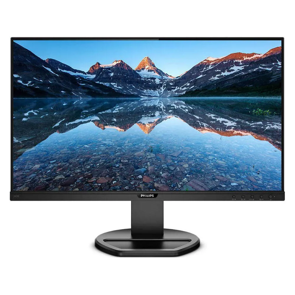 Monitor Philips 243B9/00, 24", 1920x1080 (FHD), 75Hz, IPS, 4 ms, pivot, USB-C, Czarny | Sklep ITnes.pl, IT for BUSINESS