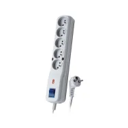 Listwa zasilająca Lestar LV-530W 5W - 5 m, 5 gniazd, Szara - 1966000408 | Sklep ITnes.pl - IT for BUSINESS