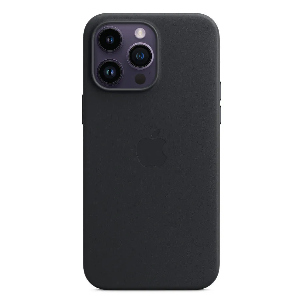Etui skórzane Apple Leather Case z MagSafe MPPM3ZM/A do iPhone 14 Pro Max, Czarne | Sklep ITnes.pl, IT for BUSINESS