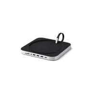 Replikator portów USB-C Satechi Aluminum Hub do Mac Mini ST-ABHFS - USB-C, 3x USB-A, microSD i SD, Audio, Srebrny