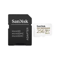 Karta pamięci SanDisk Max Endurance microSDXC 256GB Class 10 U3 + adapter - Biała - SDSQQVR-256G-GN6IA | Sklep ITnes.pl - IT for