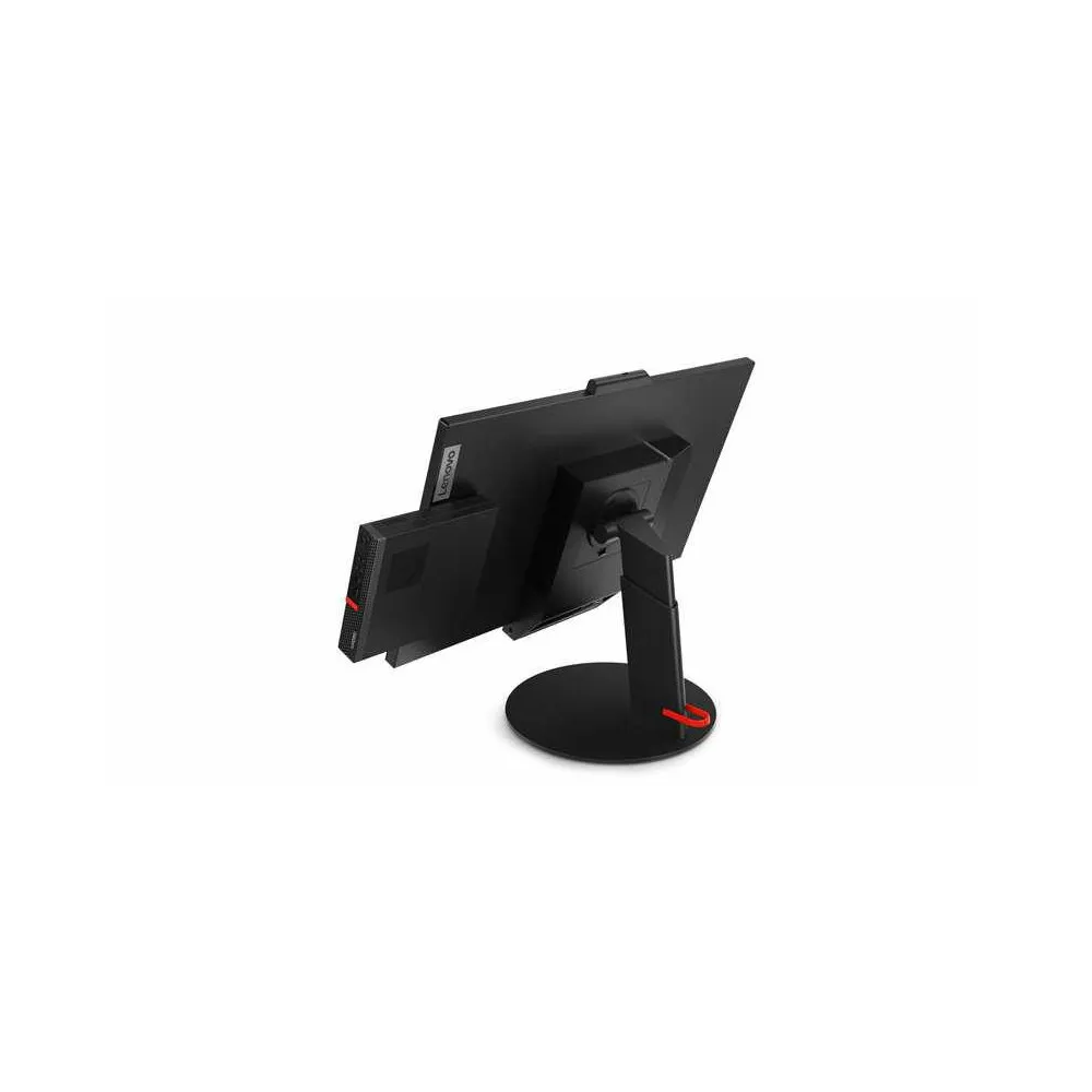 Monitor Lenovo ThinkCentre Tiny-In-One 27 11JHRAT1EU - 27"/2560x1440 (QHD)/60Hz/IPS/6,000 ms/pivot/kamera/Czarny - zdjęcie