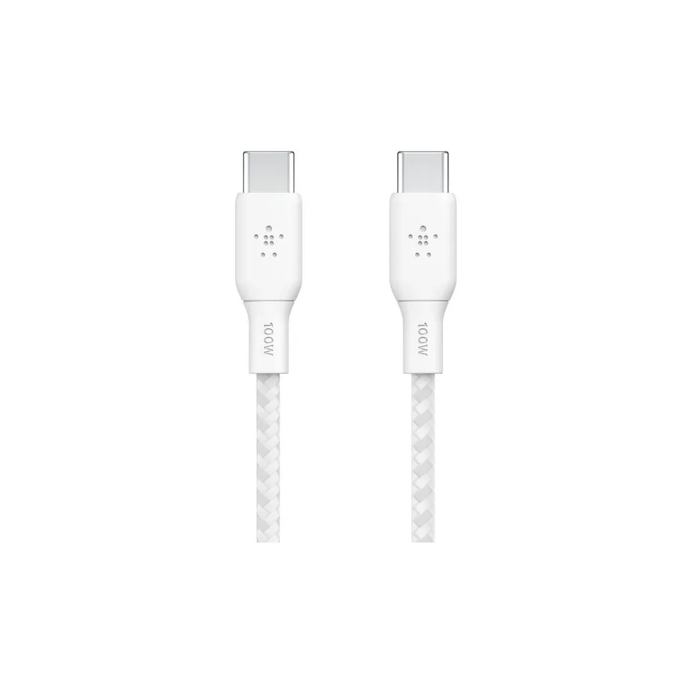 Kabel Belkin BoostCharge USB-C do USB-C Cable 100W CAB014BT3MWH, 3m, Biały | Sklep ITnes.pl, IT for BUSINESS Kabel Belkin BoostCharge USB-C do USB-C Cable 100W CAB014BT3MWH, 3m, Biały | Sklep ITnes.pl, IT for BUSINESS
