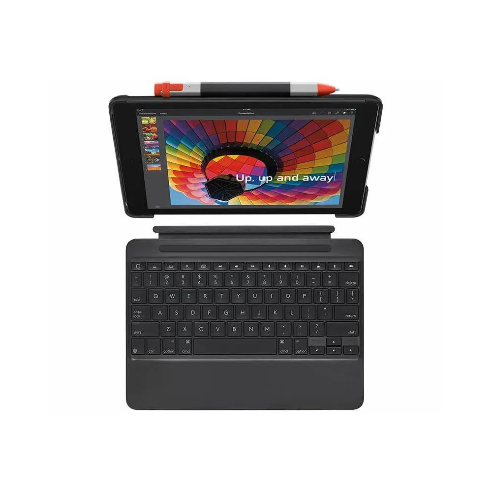 Etui na tablet Logitech Etui Slim Combo 920-009047 do iPad 9,7" (5. i 6. gen.), Czarne | Sklep ITnes.pl, IT for BUSINESS Etui na tablet Logitech Etui Slim Combo 920-009047 do iPad 9,7" (5. i 6. gen.), Czarne | Sklep ITnes.pl, IT for BUSINESS