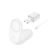 Ładowarka indukcyjna Belkin Magnetic Foldable Wireless Charger with Qi2 15W WIB007VFWH - Biała