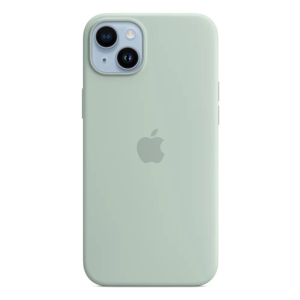 Etui silikonowe Apple Silicone Case z MagSafe MPTC3ZM/A do iPhone 14 Plus, Zielone | Sklep ITnes.pl, IT for BUSINESS