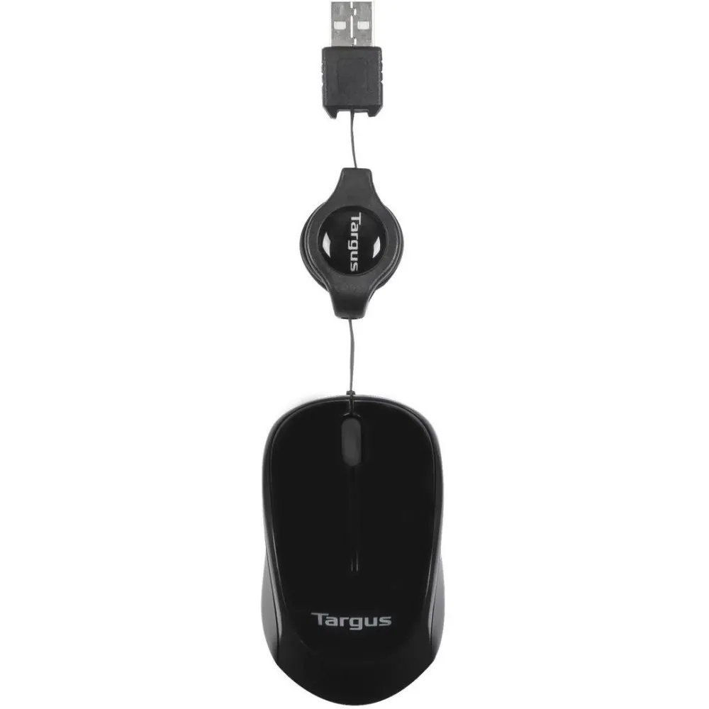 Mysz przewodowa Targus Compact Blue Trace Mouse AMU75EU - 1000 dpi, Czarna Mysz przewodowa Targus Compact Blue Trace Mouse AMU75EU - 1000 dpi, Czarna