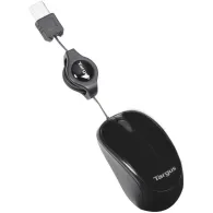 Mysz przewodowa Targus Compact Blue Trace Mouse AMU75EU - 1000 dpi, Czarna