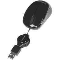 Mysz przewodowa Targus Compact Blue Trace Mouse AMU75EU - 1000 dpi, Czarna