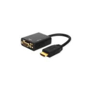 Adapter Savio HDMI do VGA i Audio CL-23, 0,20 m, Czarny | Sklep ITnes.pl, IT for BUSINESS