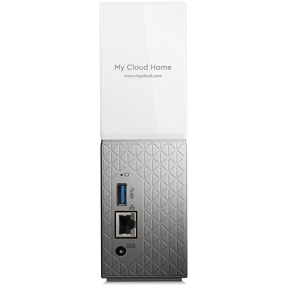 Zdjęcie produktu Serwer NAS WD My Cloud Home WDBVXC0040HWT-EESN - Tower/Realtek RTD1296/1 GB RAM/4 TB/1 wnęka/2 lata Carry-in