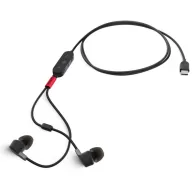 Słuchawki douszne Lenovo Go USB-C ANC 4XD1C99220 - Czarne