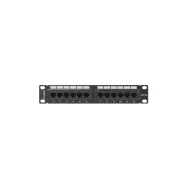 Lanberg PATCH PANEL 12 PORT 1U 10" KAT5E CZARNY - PPU5-9012-B | Sklep ITnes.pl - IT for BUSINESS