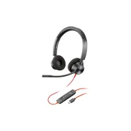 Słuchawki nauszne Poly Blackwire 3320 Stereo USB-C Headset +USB-C/A Adapter 8X219AA