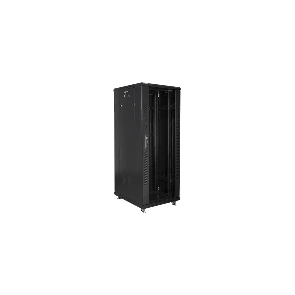 Szafa rack 19" 32U Lanberg FF01-6832-12B, 600 x 800 x 1603 mm, drzwi szklane | Sklep ITnes.pl, IT for BUSINESS Szafa rack 19" 32U Lanberg FF01-6832-12B, 600 x 800 x 1603 mm, drzwi szklane | Sklep ITnes.pl, IT for BUSINESS