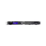 Switch zarządzalny QNAP QGD-1600-4G, 16x 1GbE Rj45, 2x 1GbE RJ45|SFP combo, Celeron J4115, 4GB RAM, 2x wnęki na dyski 2.5", PoE 