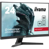Monitor iiyama G-MASTER GC2480HSU-B1, 23,6", 1920x1080 (FHD), 180Hz, zakrzywiony, VA, FreeSync, HDR, 0,5 ms, Czarny | Sklep ITne