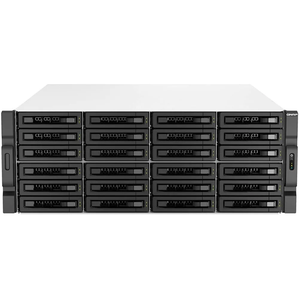 Serwer NAS QNAP Rack TS-H3087XU-RP-E2378-JW, Rack (4U), Intel Xeon E-2378, 64GB RAM, 24TB, 30 wnęk, 3 lata Carry-in | Sklep ITne